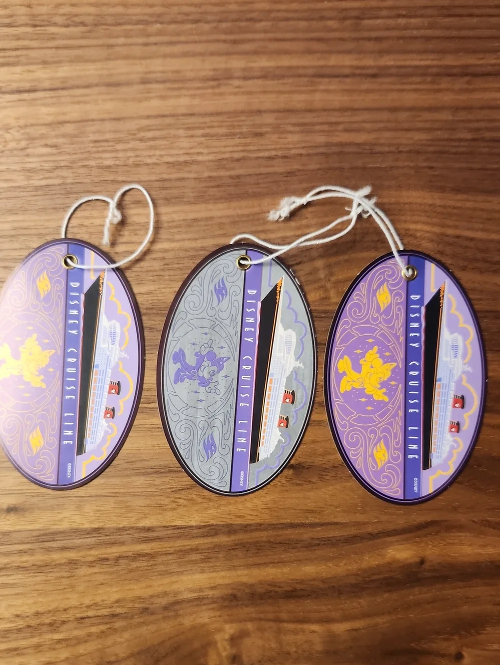Vintage 1999-2001 Disney Cruise Line Luggage Tags - Set of 11